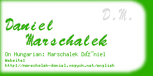 daniel marschalek business card